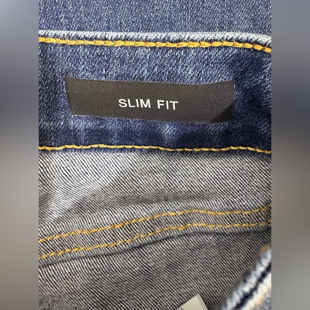 Judy Blue Plaid Cuff Mid Rise Slim Fit Distressed Denim Jeans Size 5/27 - Picture 10 of 12